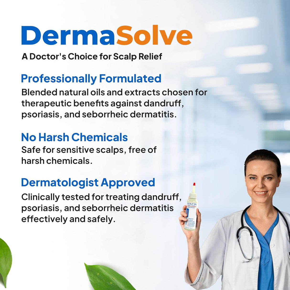 Dermasolve Aceite de cuero cabelludo para psoriasis