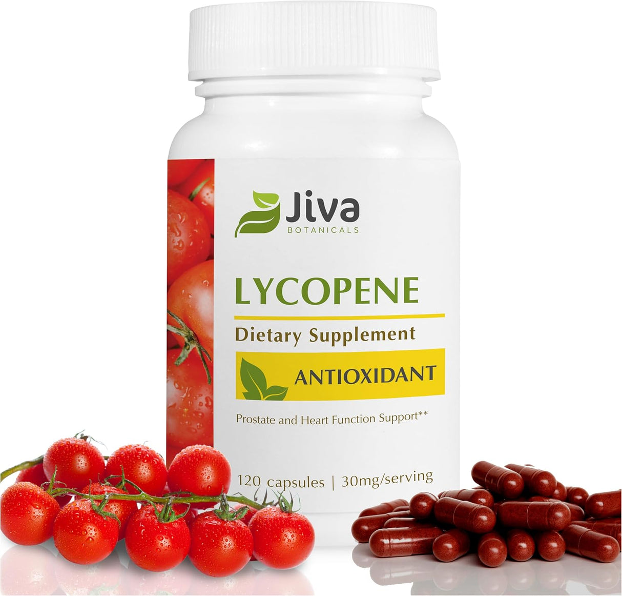 Suplemento de licopeno 30 mg Cáp Extracto de tomate orgánico
