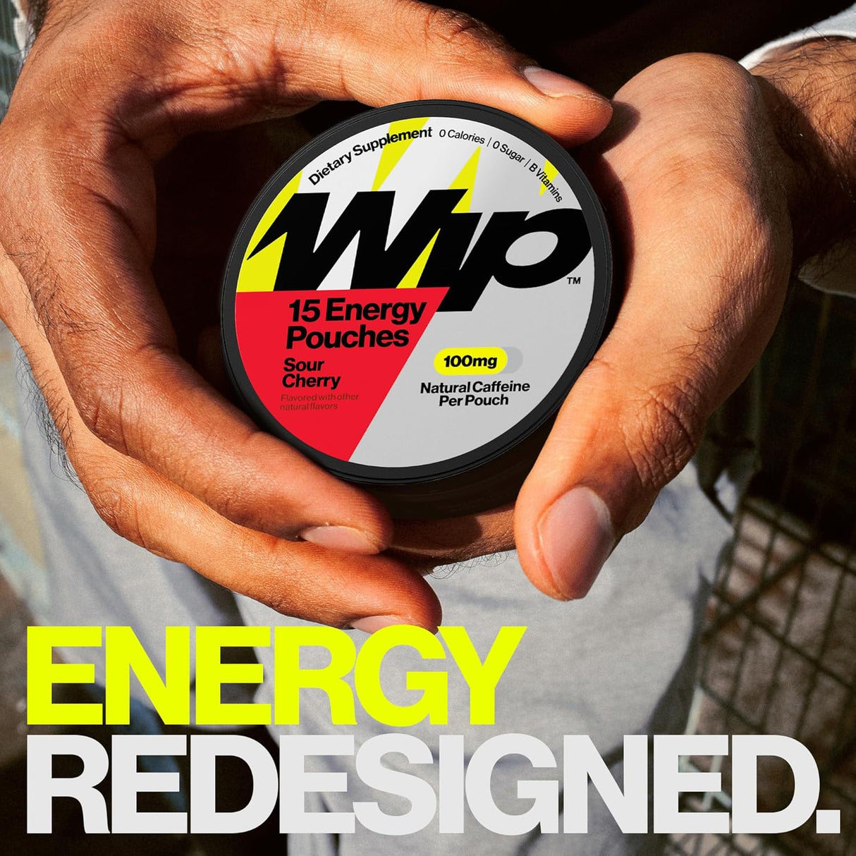 Wip Energy Pouches | Caffeine Natural 100mg | Sour Cherry 15u