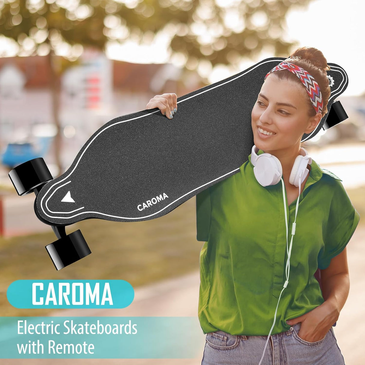 Skateboard eléctrico 350W-1200W, 12.4-28 MPH, 11-16 millas