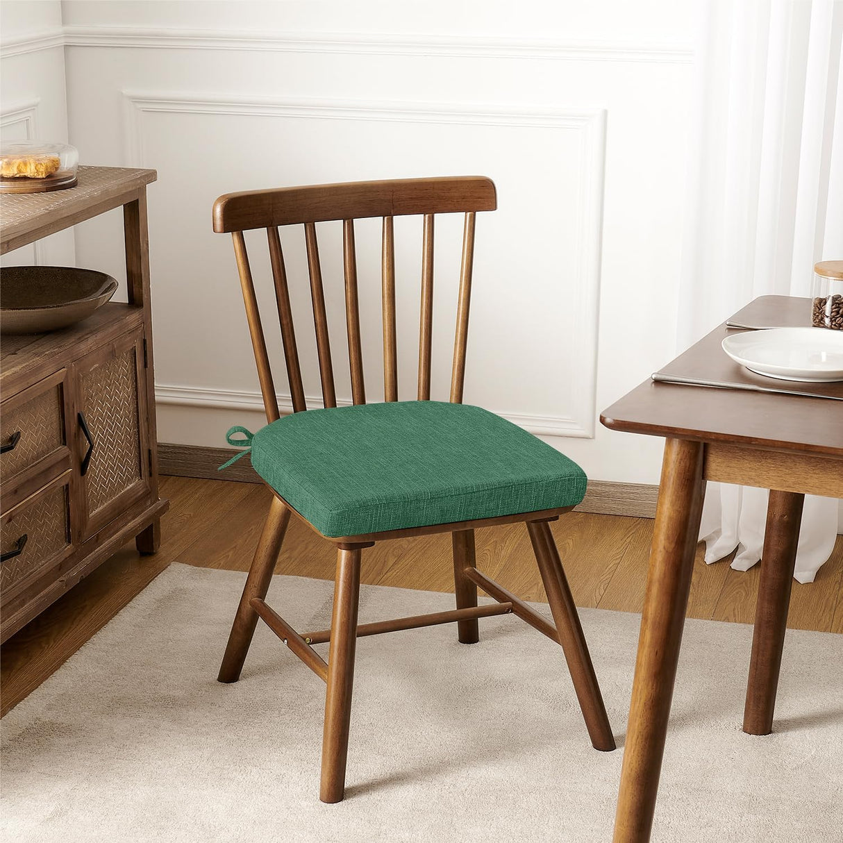 Cojines para Sillas de Comedor Downluxe, Espuma Memoria, 4 Pzas