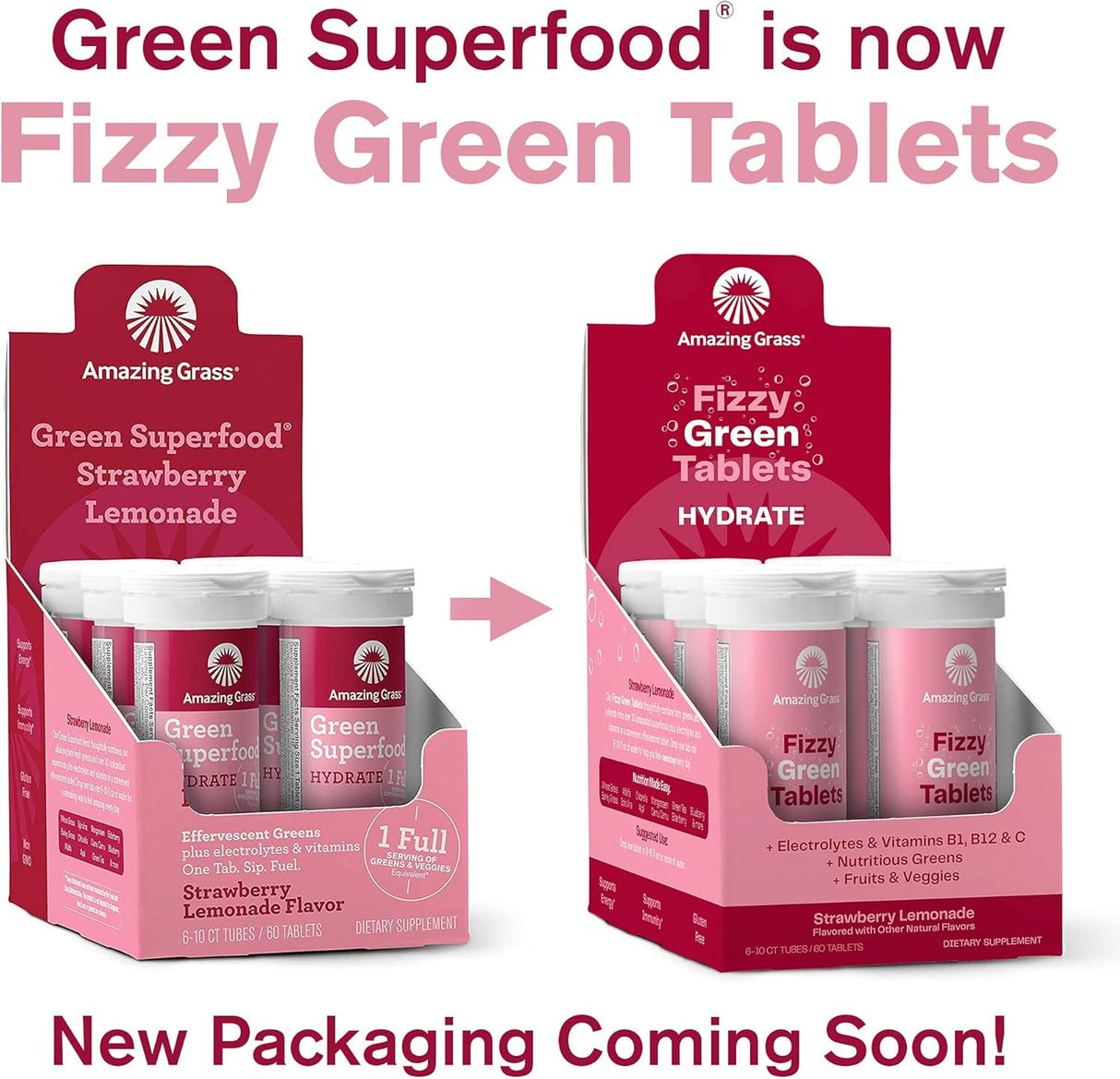 Suplemento Amazing Grass Tabletas efervescentes