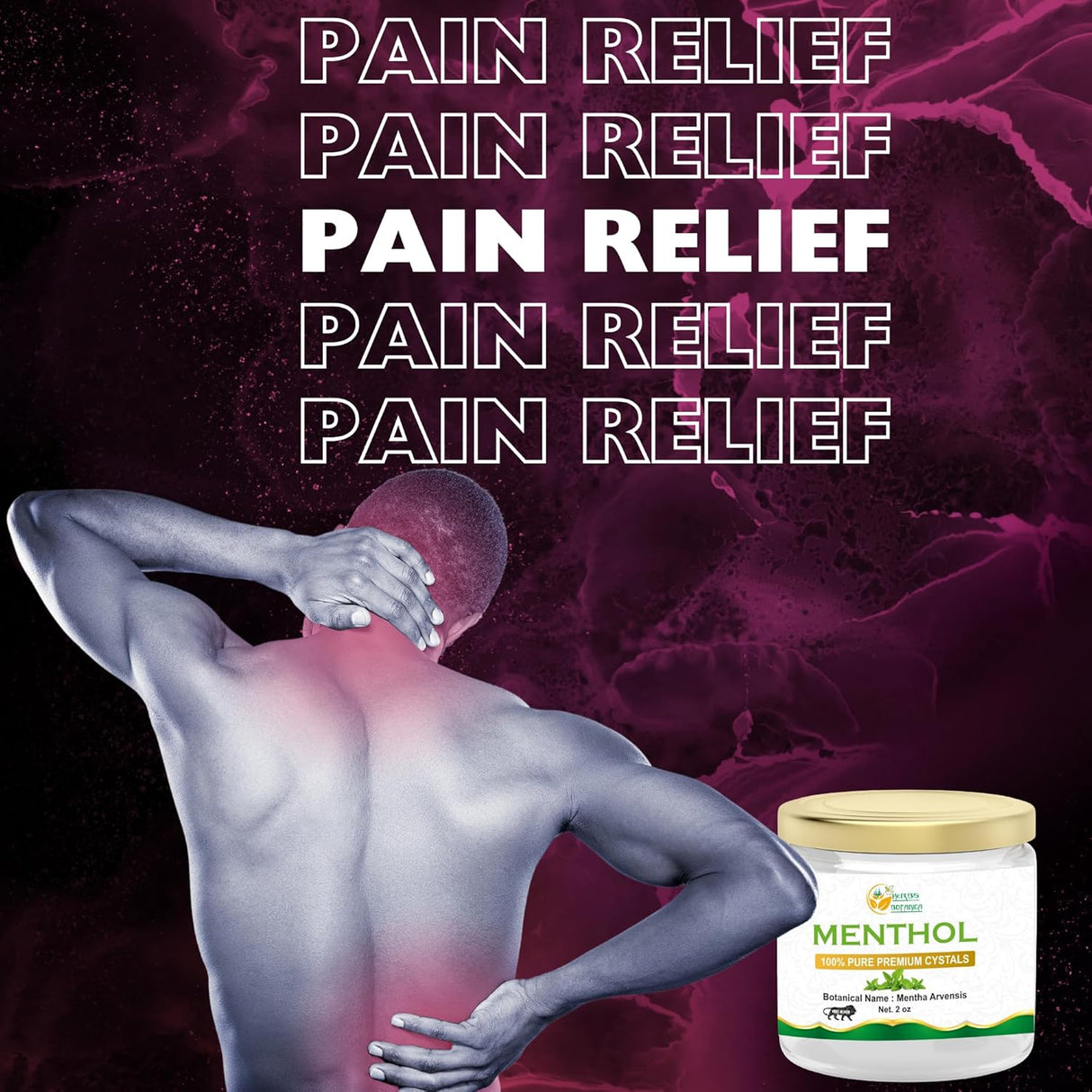 Cristales de Mentol Mentha Arvensis Aromaterapia USP Puro