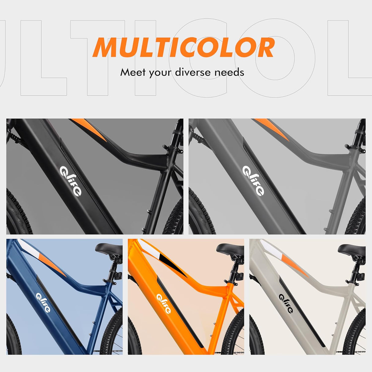 Bicicleta eléctrica Cityone 26 750W, batería extraíble, 7 velocidades