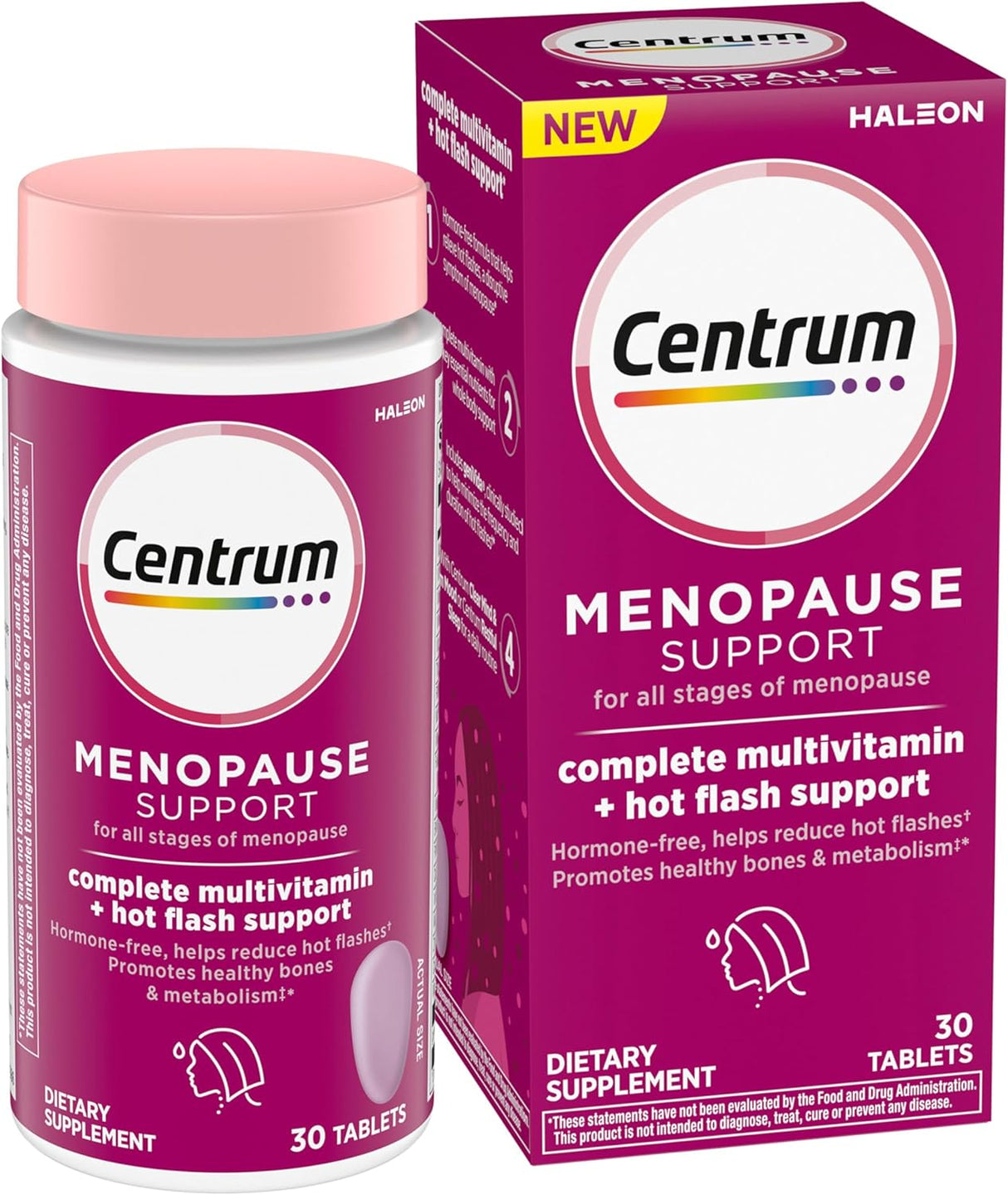 Suplemento Multivitamínico Centrum con Soporte Menopausia 30 Tab.