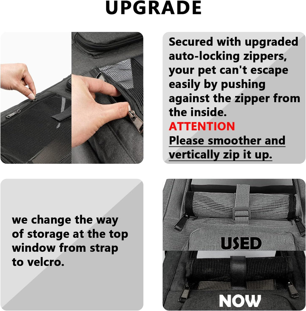 Transportador Suave para Gatos Grandes 20 lbs+ - Duradero 2 en 1