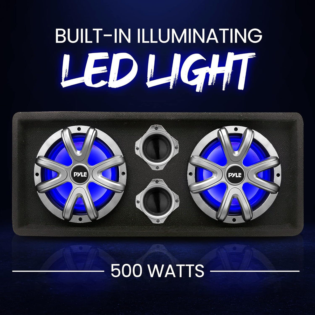 Parlantes de subwoofer de graves dobles PYLE PLBAS102LE