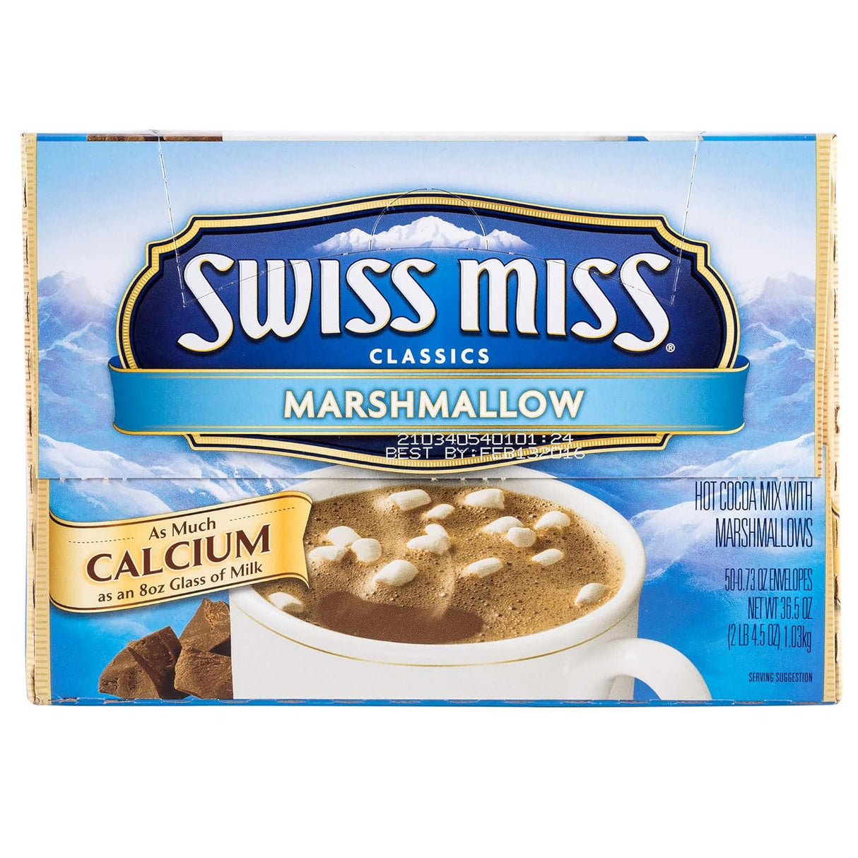 Swiss Miss 635937 Swiss Miss Marshmallows Cocoa 0.73 Oz. 50/Caja (GOV47492)
