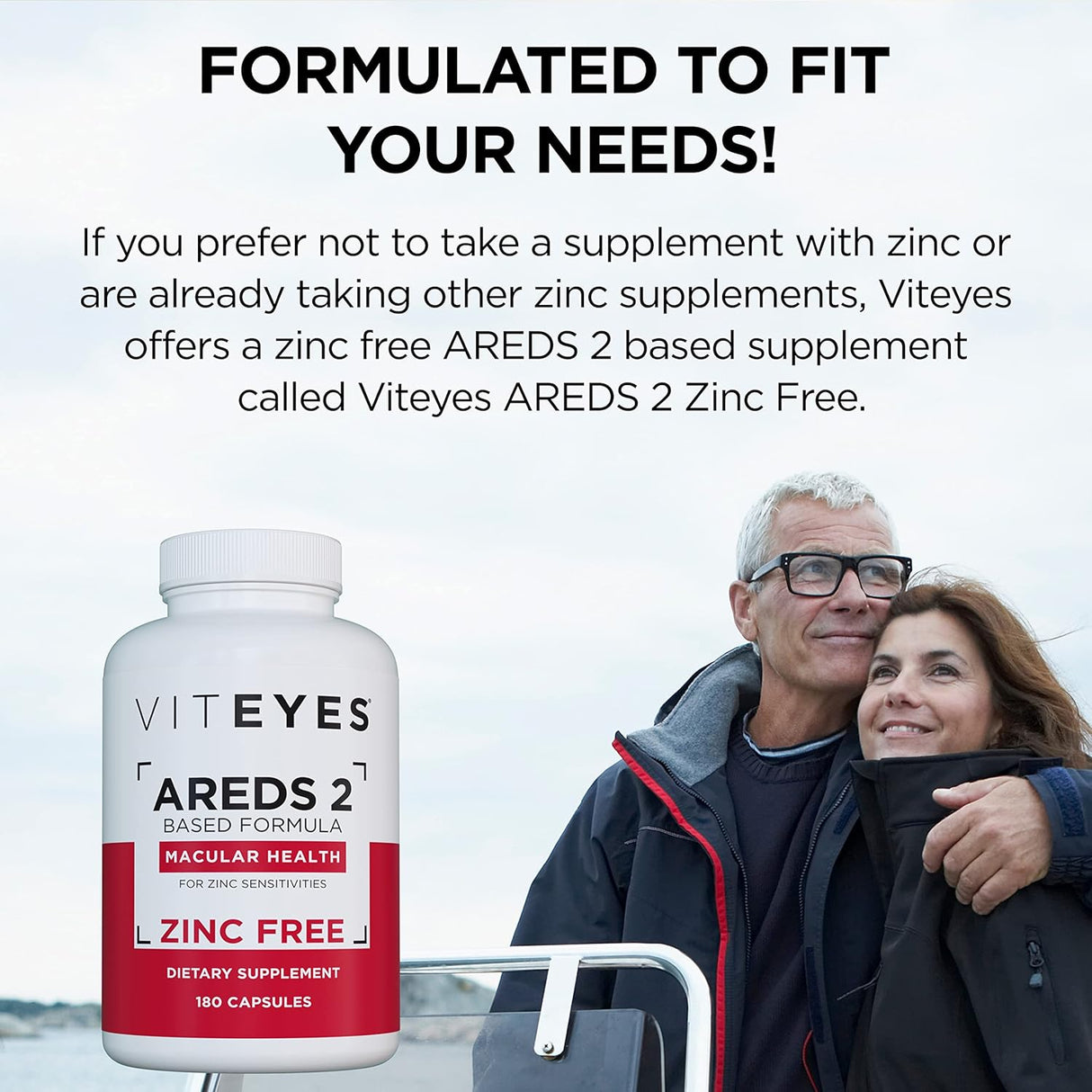 Suplemento Viteyes AREDS 2 Soporte macular sin zinc 180 und