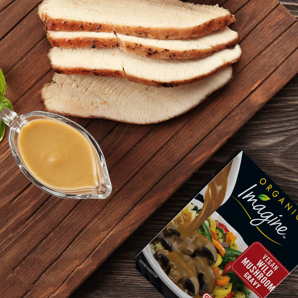 Imagine Salsa orgánica, hongo silvestre vegano, 13.5 onzas (paquete de 12)