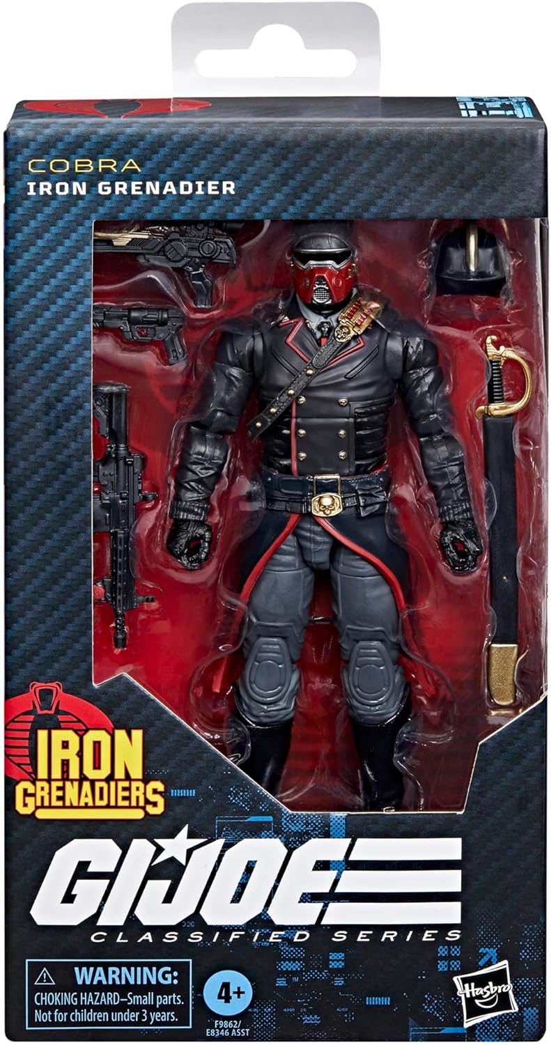 Figura de Acción Iron Grenadier, G.I. Joe, 6 con 12 Accesorios