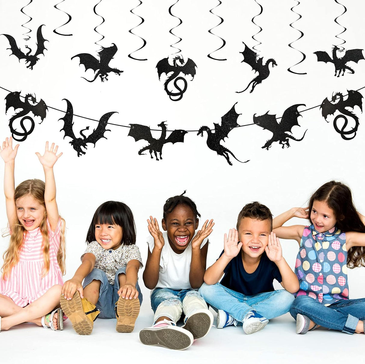 Decoración Fiesta Dragón Halloween - Set Decorativo Cumpleaños