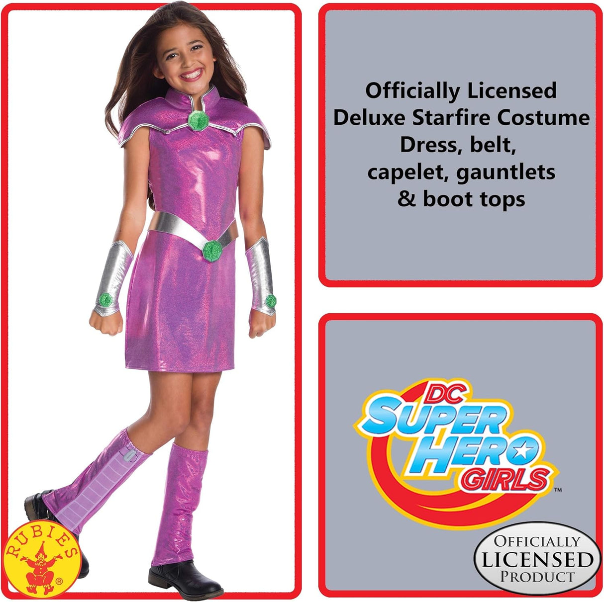 Disfraces de Superhero de lujo para niñas talla L