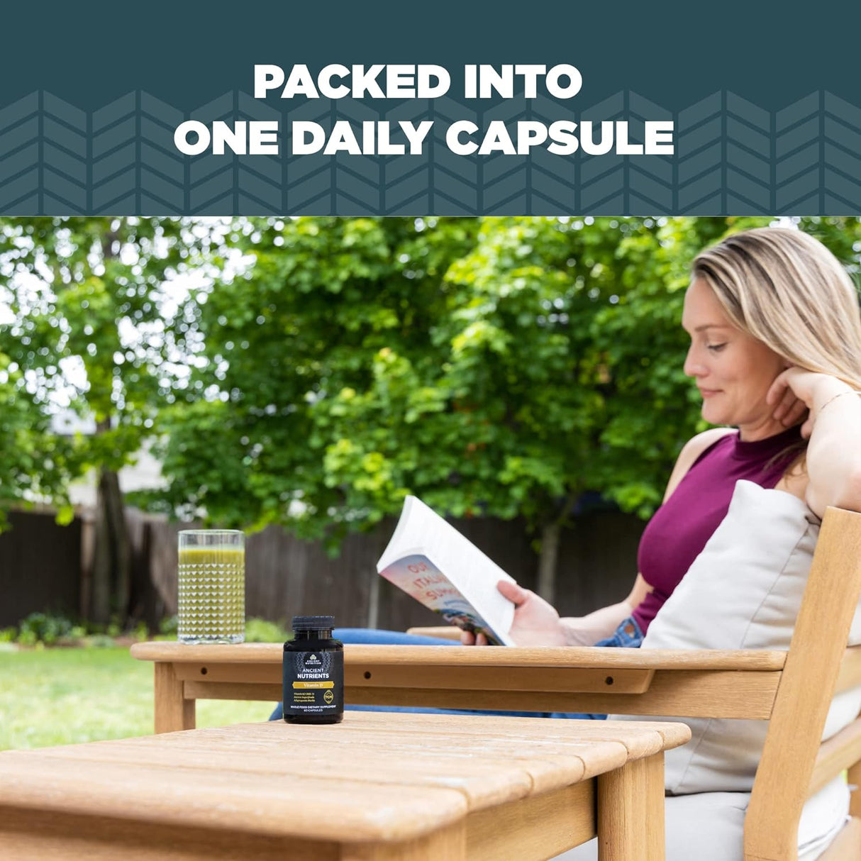 Suplemento de Vitamina D con Caldo de Huesos y Hongo 60 Caps