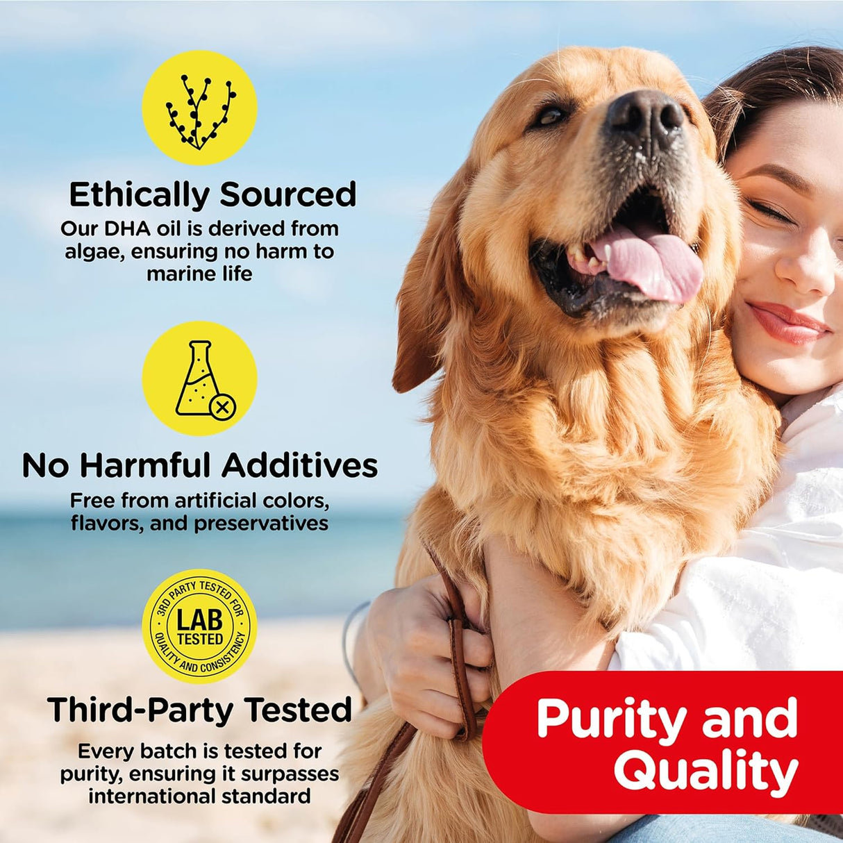 Aceite puro vegano Omega 3 para perros y gatos - Omega 3