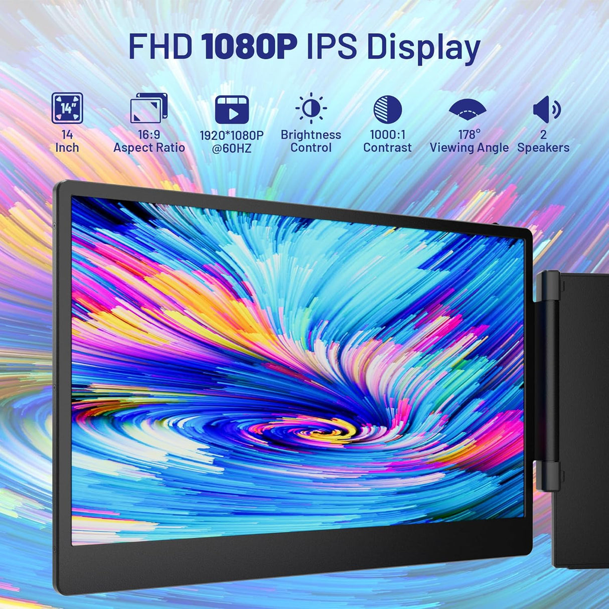 Extensor de Pantalla 14 S3 FHD 1080P Monitor Portátil