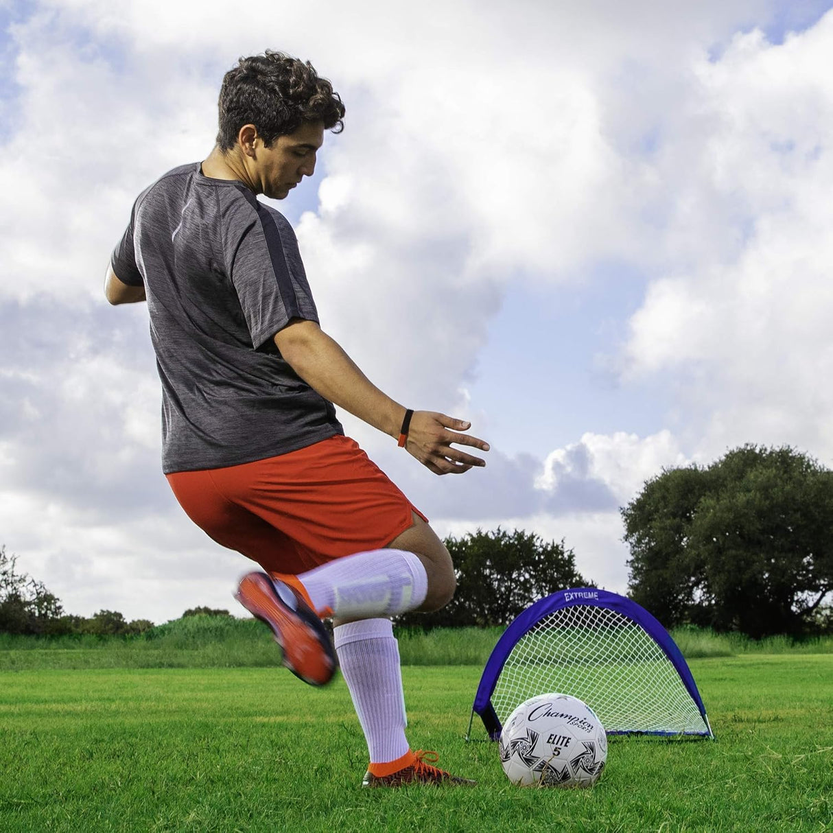 Pack 2 porterias de futbol plegables, facil de armar y llevar