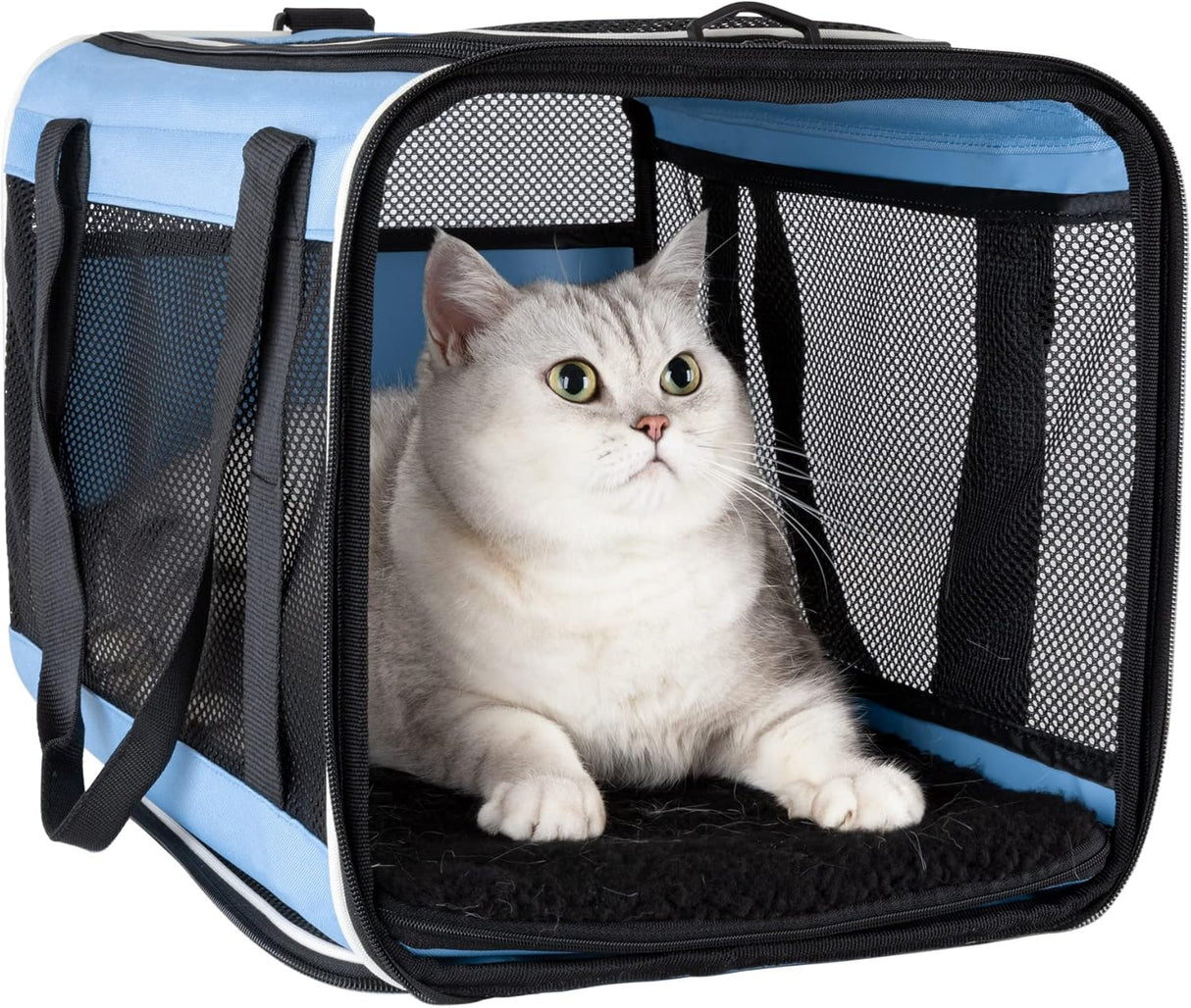 Transportadora Petisfam para Gatos y Perros Pequeños, Fácil uso