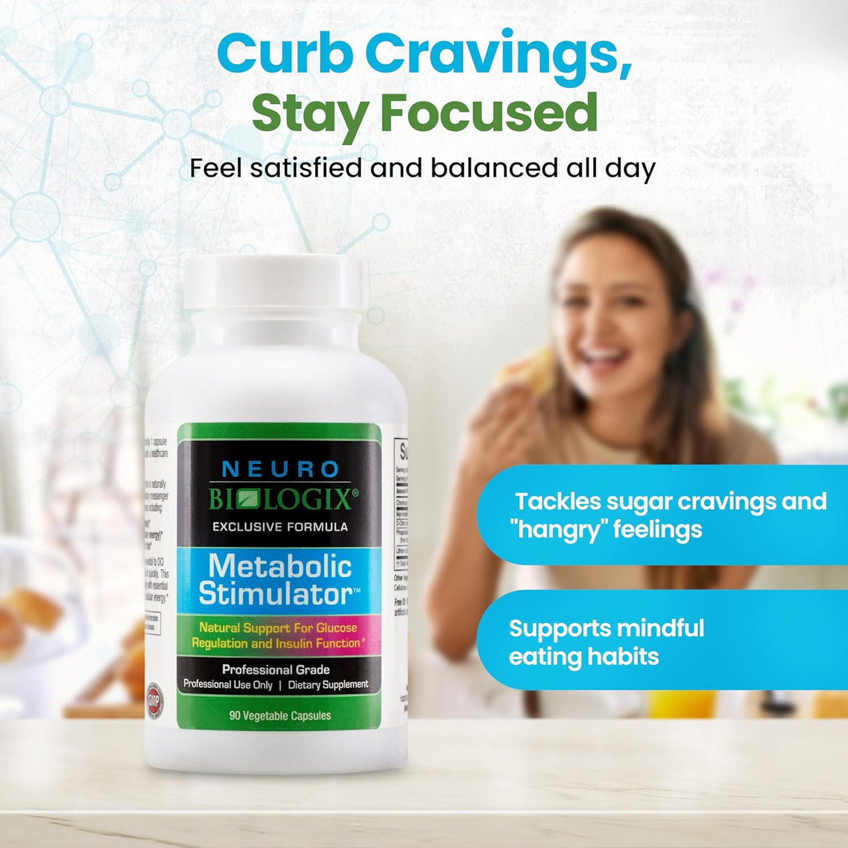 Suplemento Estimulador Metabólico con D-Chiro Inositol 90 cápsulas