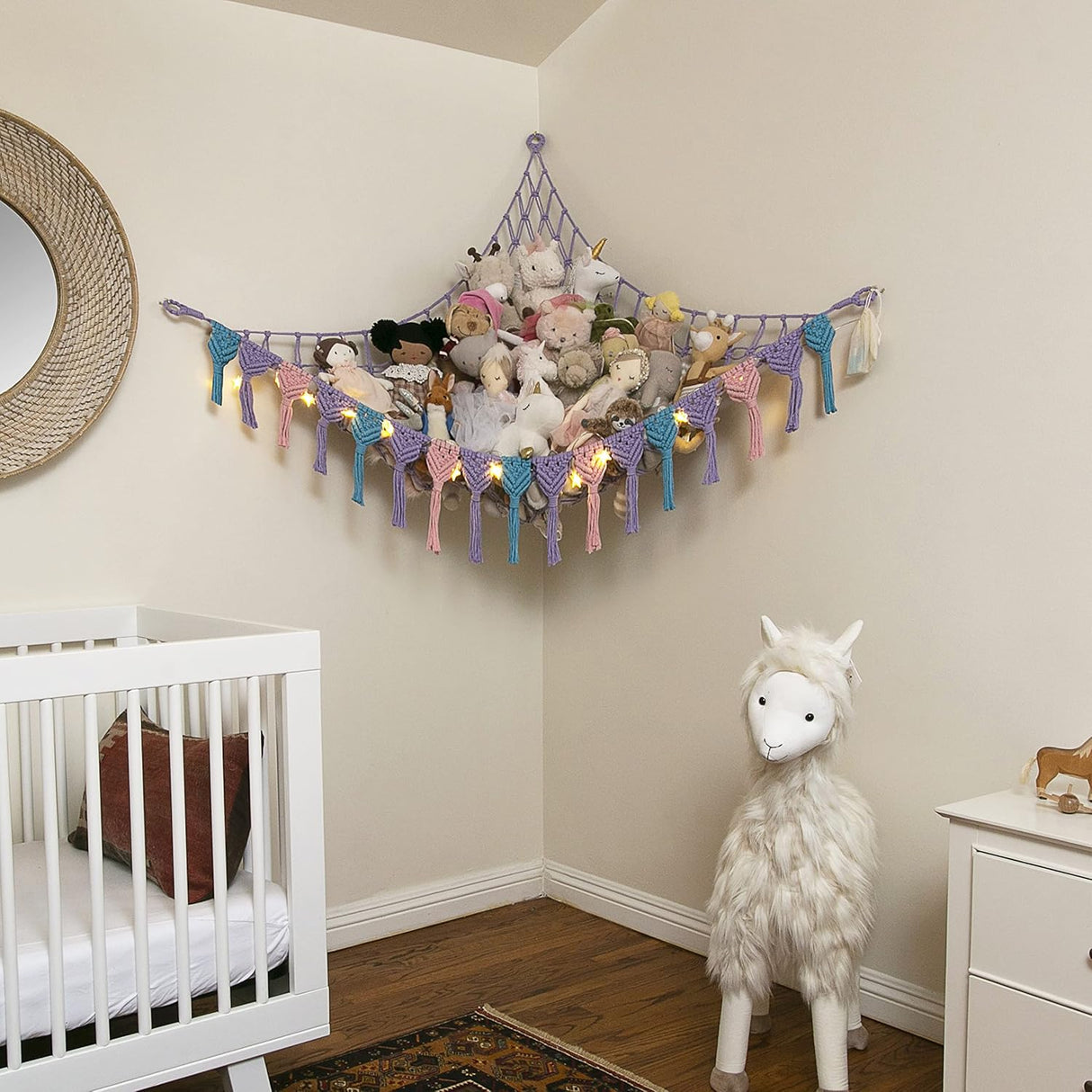 Hamaca de Almacenamiento de Juguetes, Extra Large, 25LB, LED