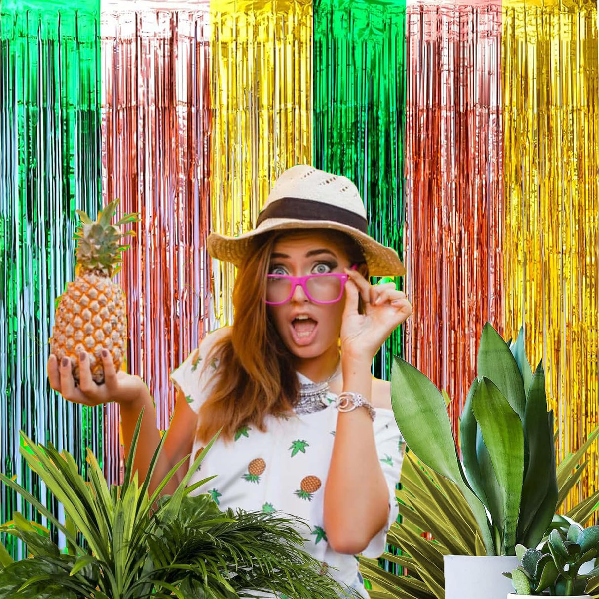 Decoraciones Fiesta Luau Hawaiana Tema Tropical Verano Cumpleaños