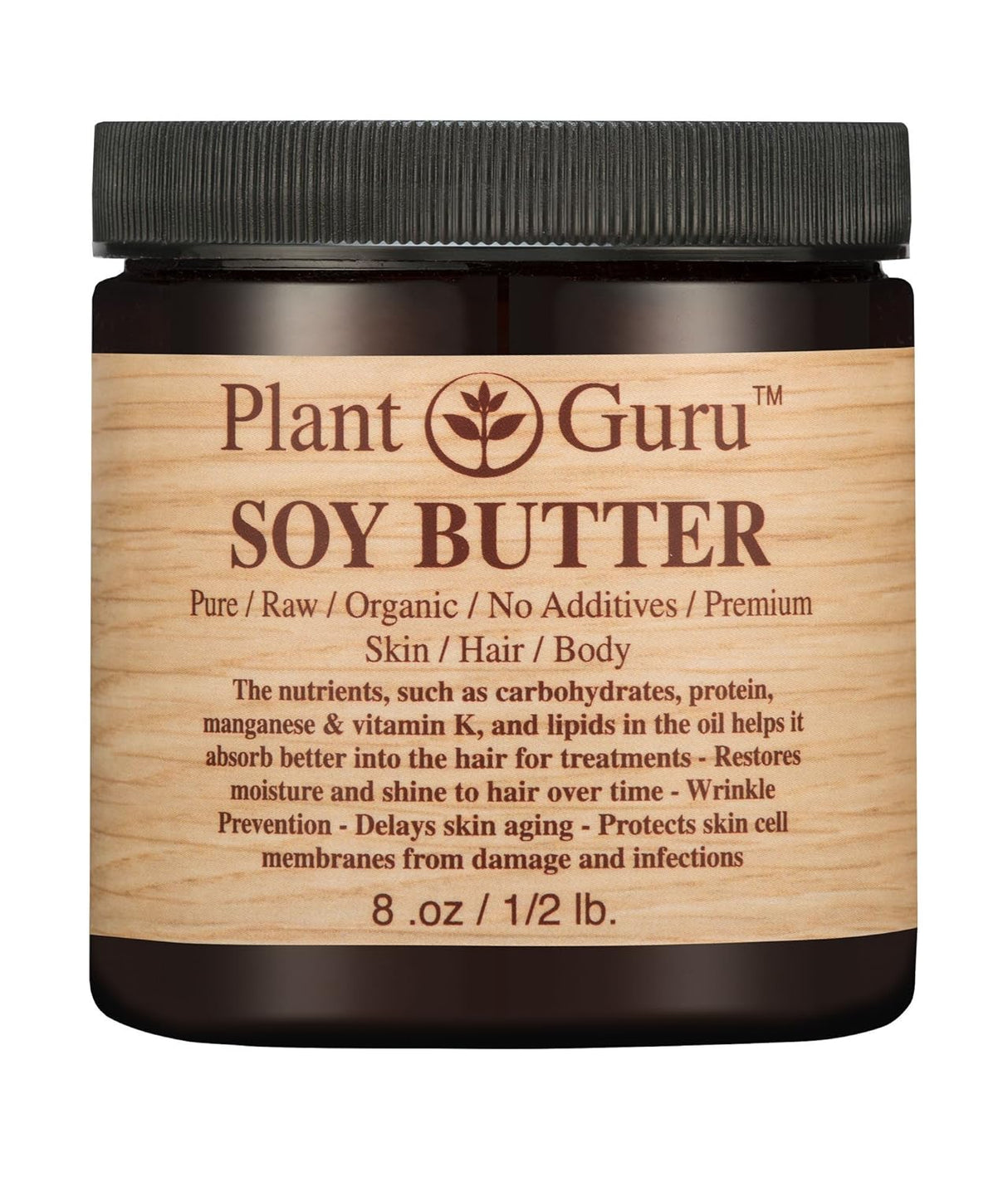 Manteca Corporal 100% Pura Natural, Hidratante para Piel y Cabello