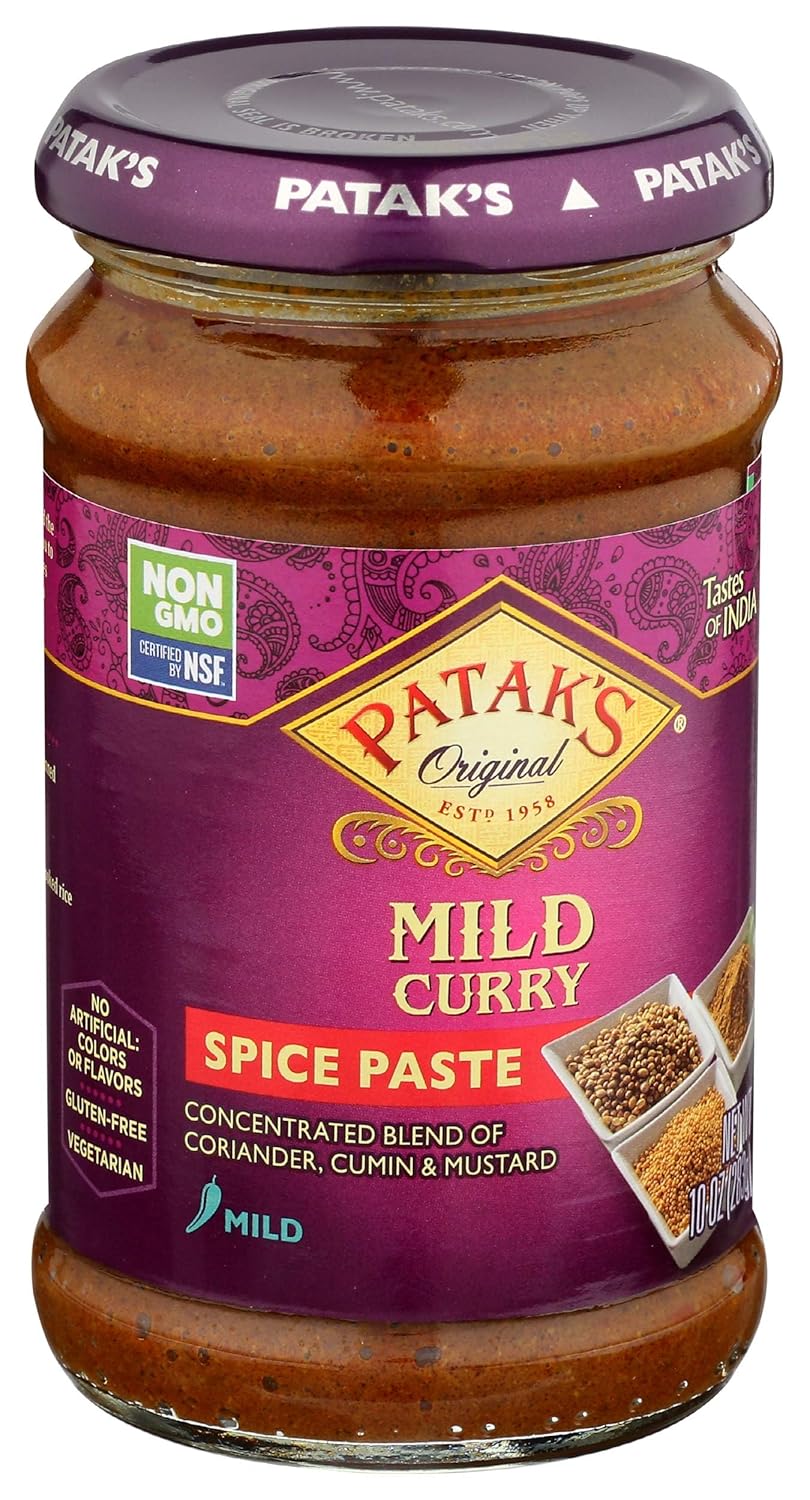 Pasta de Curry Suave Pataks 10 Oz - Sabor Auténtico Indio