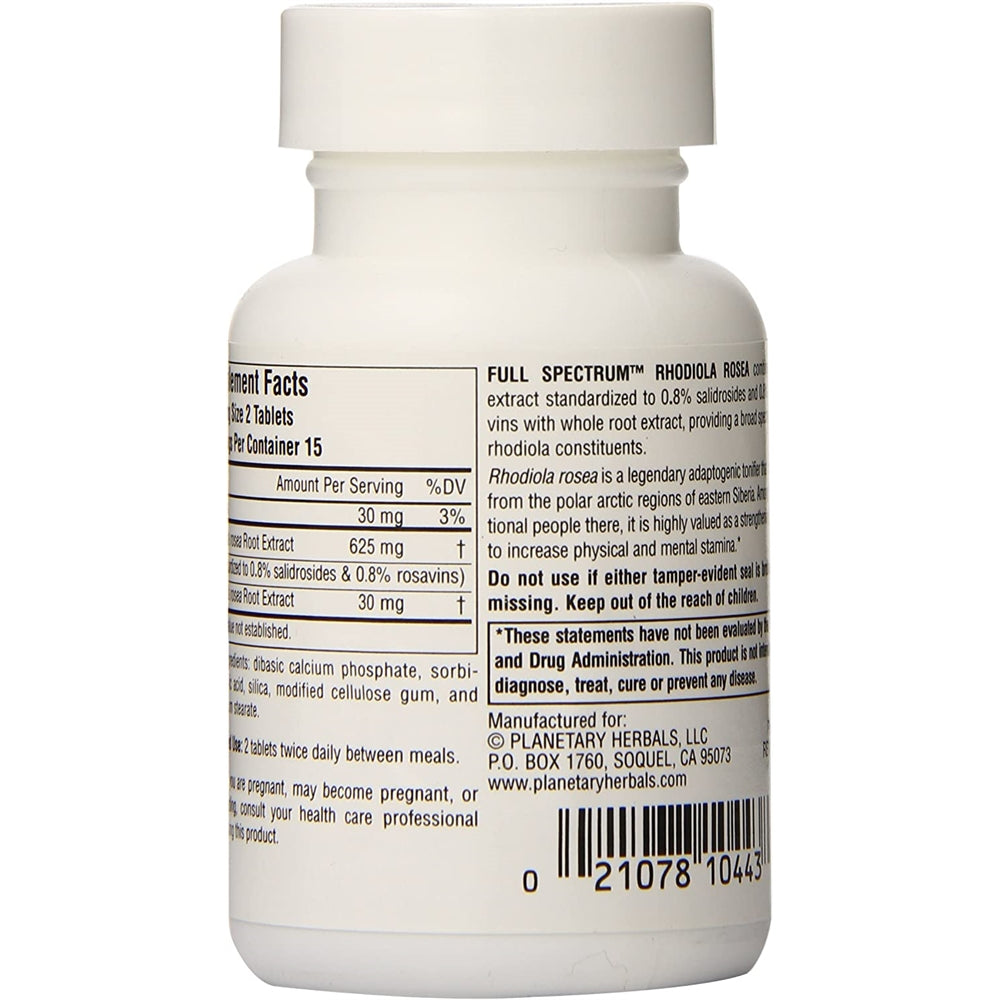 Suplementos Tabletas de extracto de Rhodiola Rosea 30 und