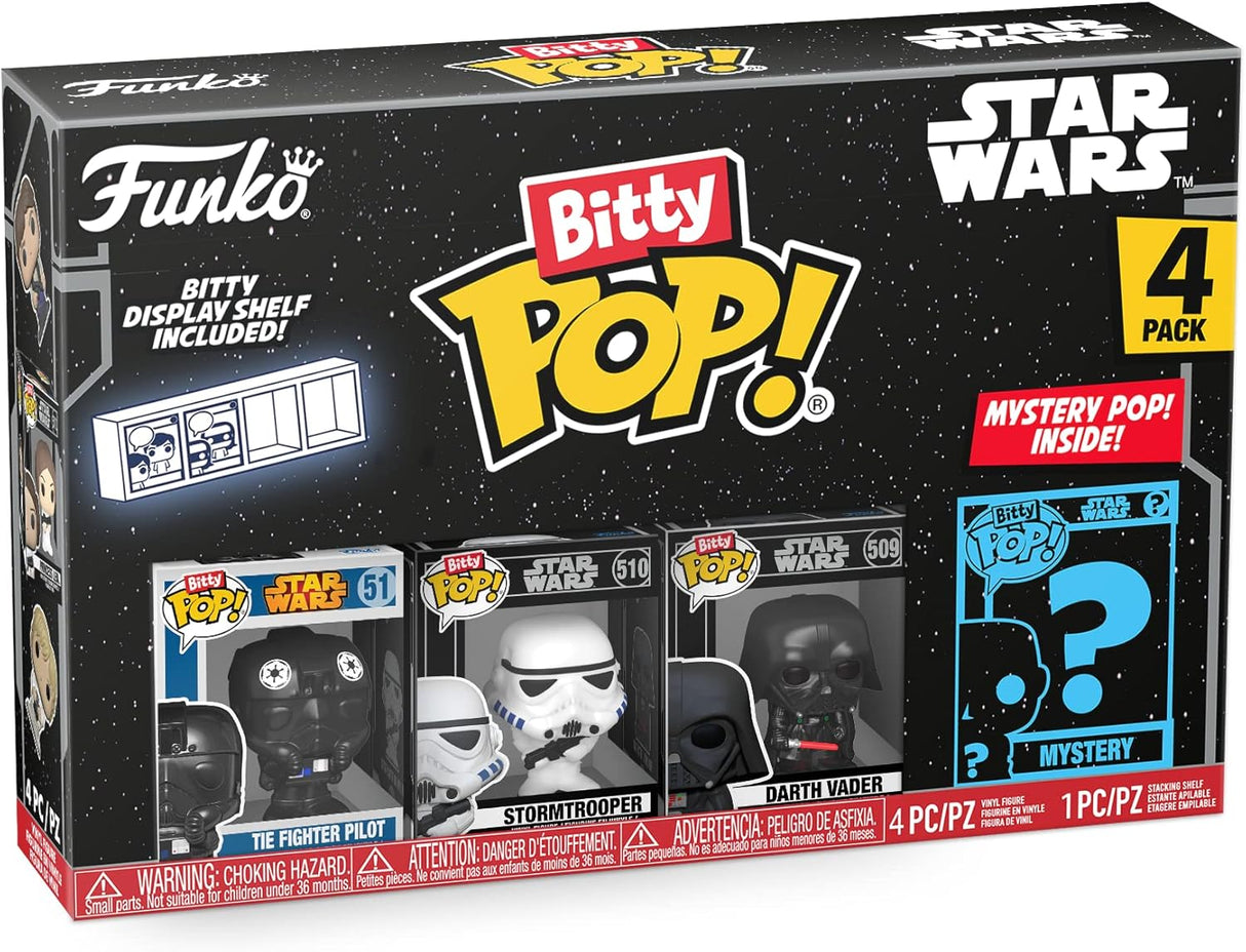 Funko Bitty Pop! Star Wars 4-Pack: Darth Vader & Stormtrooper