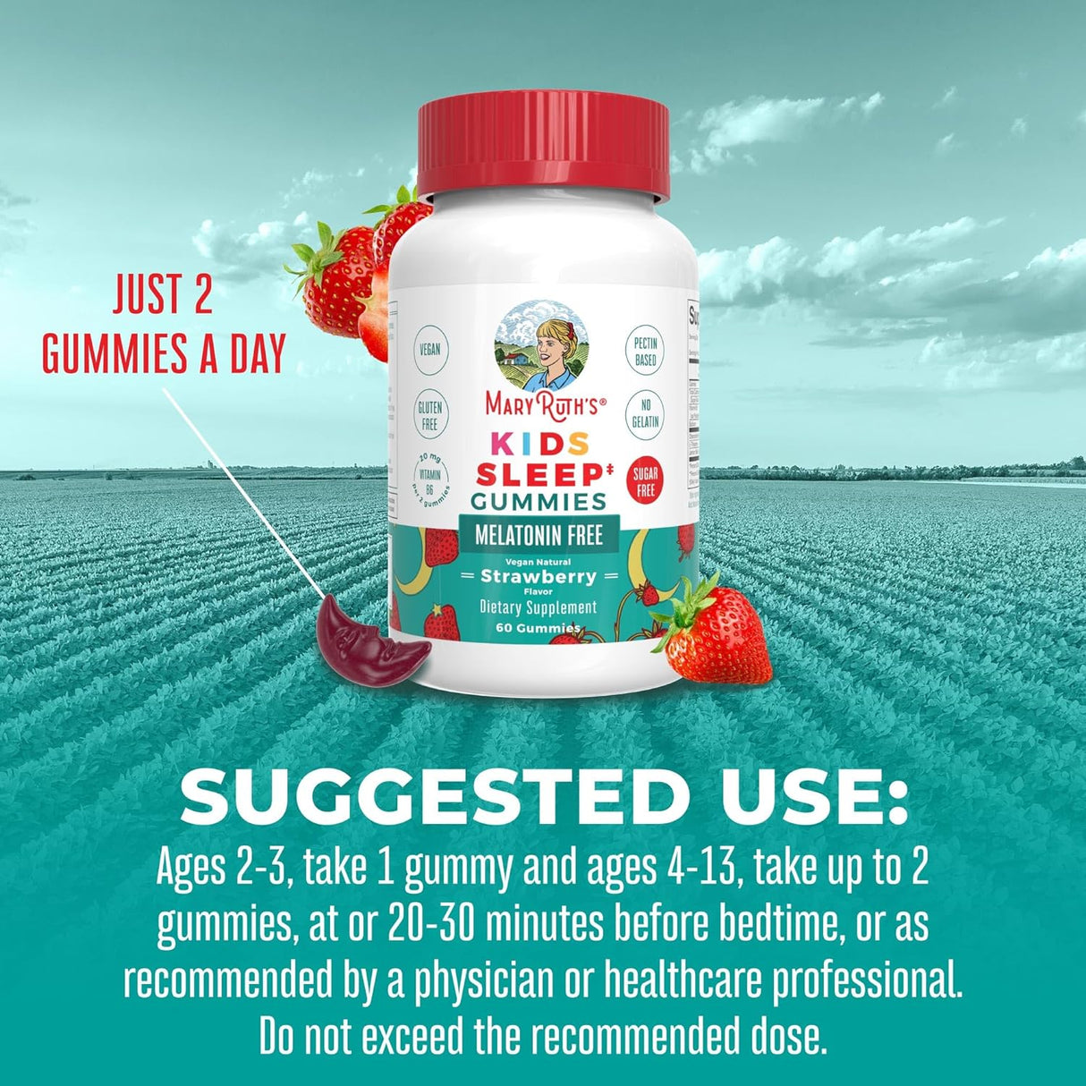MaryRuth Organics Gomitas de apoyo para dormir para niños