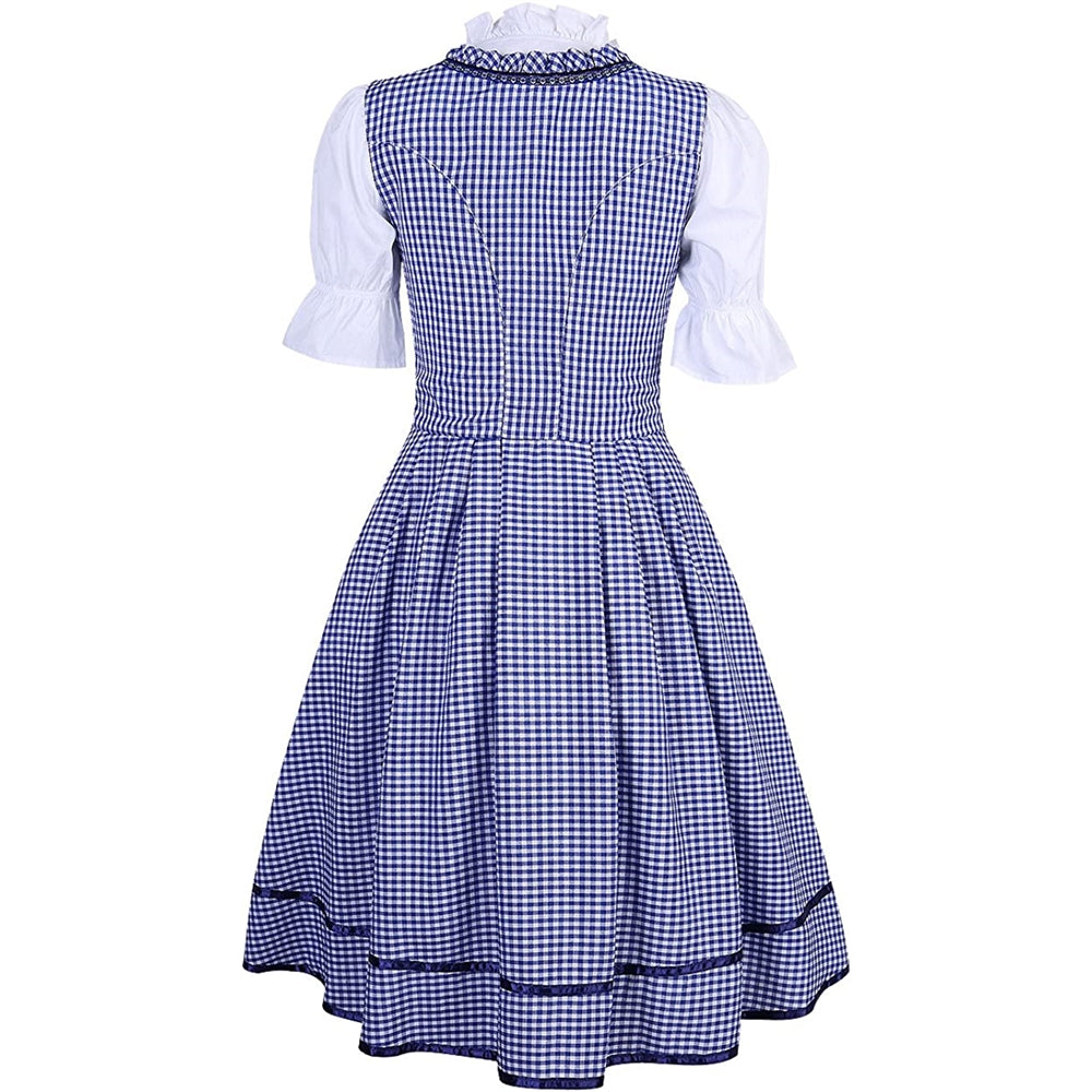 Disfraces de Oktoberfest para mujer azul claro talla S