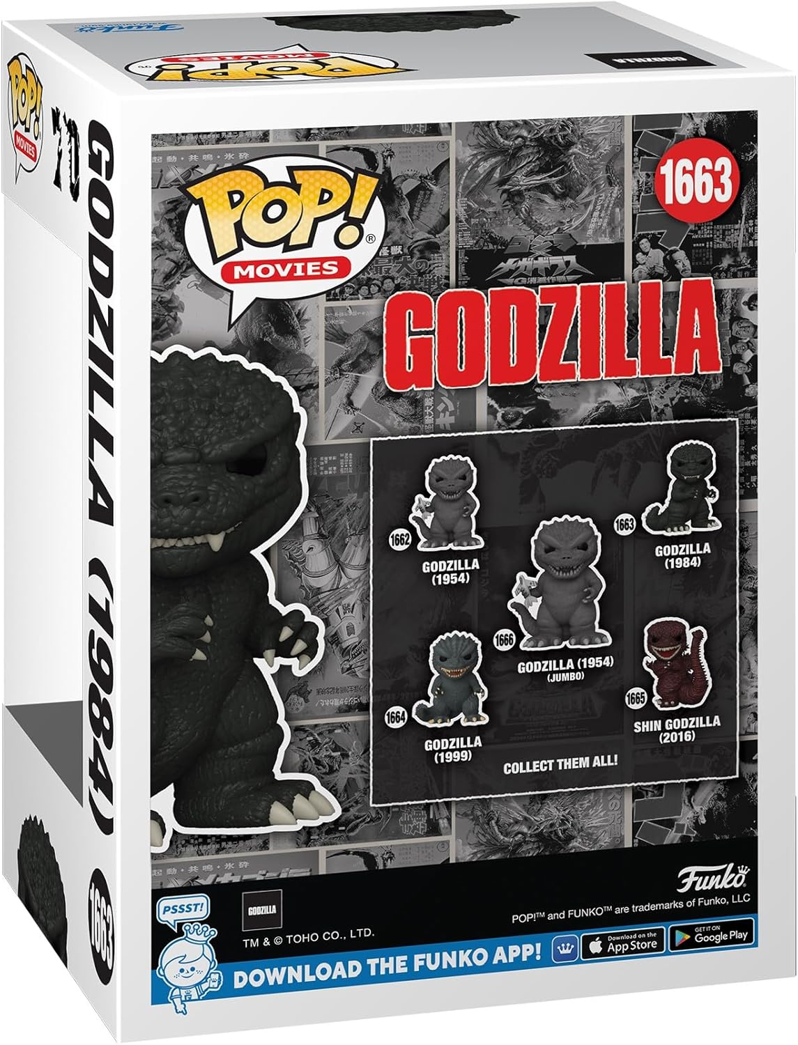Funko Pop! Godzilla 70 Aniversario - Godzilla 1984 con Chase