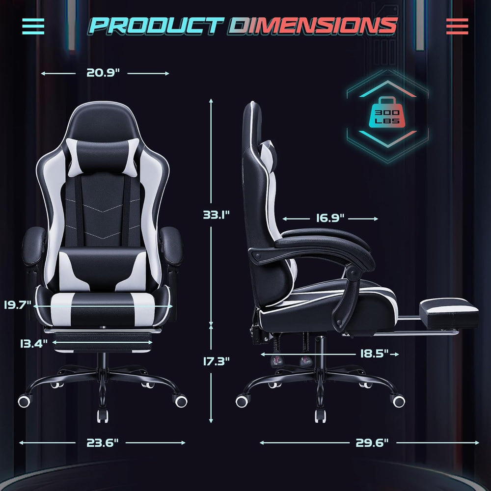 Silla Gamer de asiento giratorio de 360° JM-OCRC0164 JUMMICO