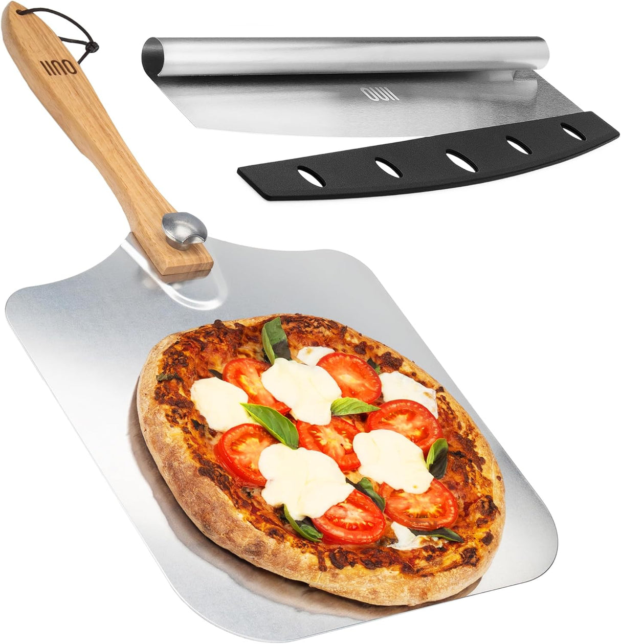 Pala de Pizza con Cortador - 12x14 Metal, Ooni, Blackstone