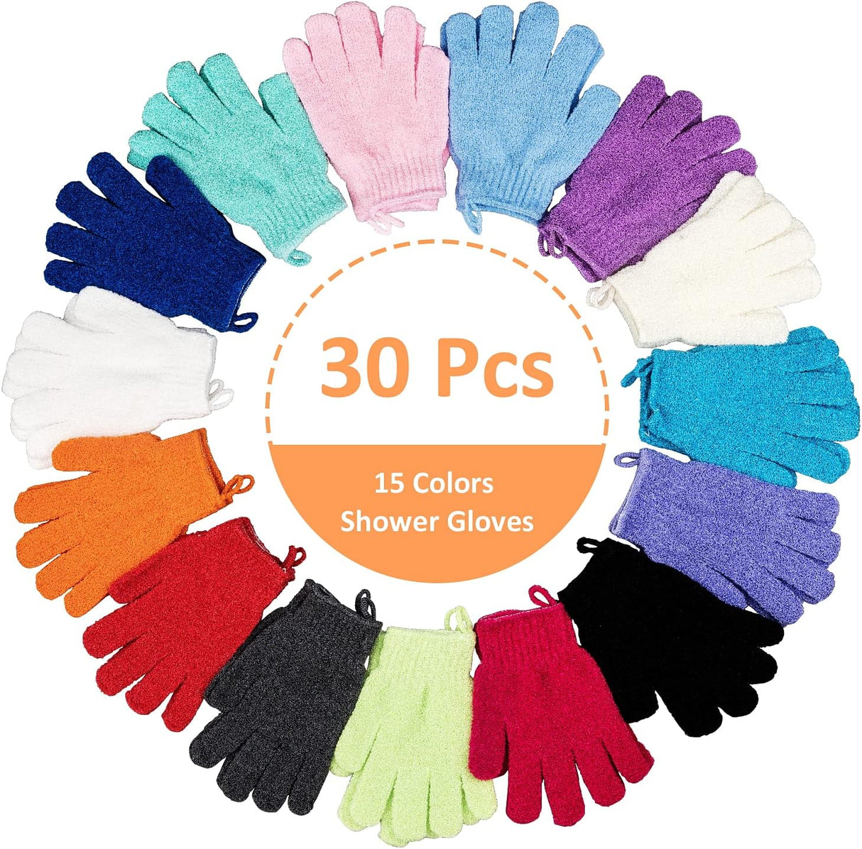 Guantes Exfoliantes 30 Pcs Aisuly, Exfoliación Profunda, Spa