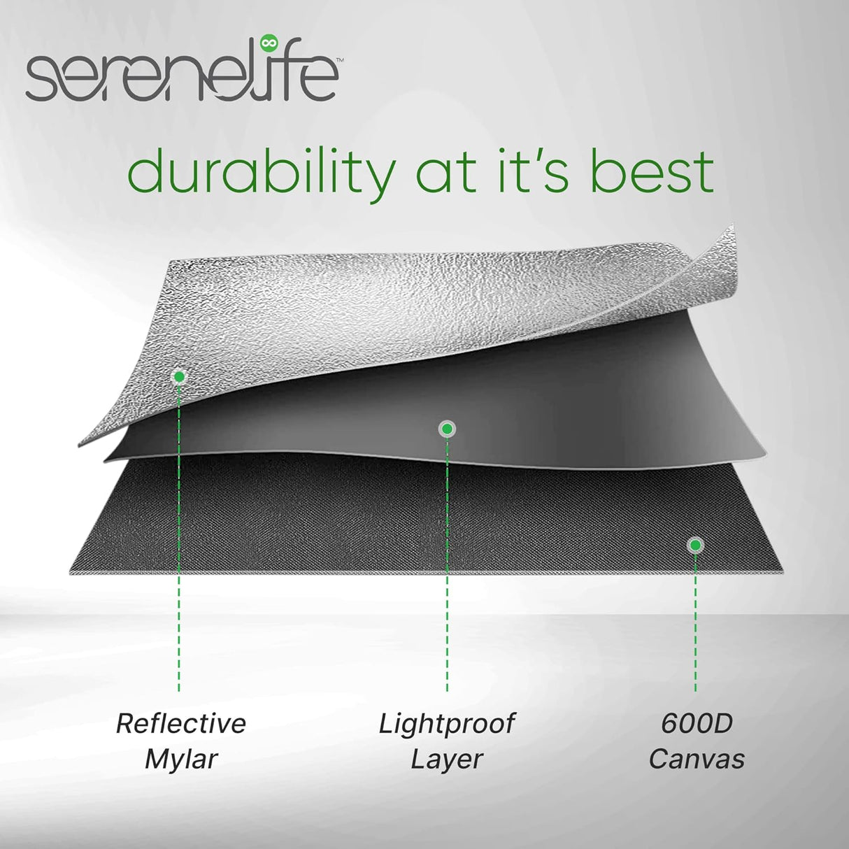 Tienda de campaña de cultivo hidropónico ligera SereneLife