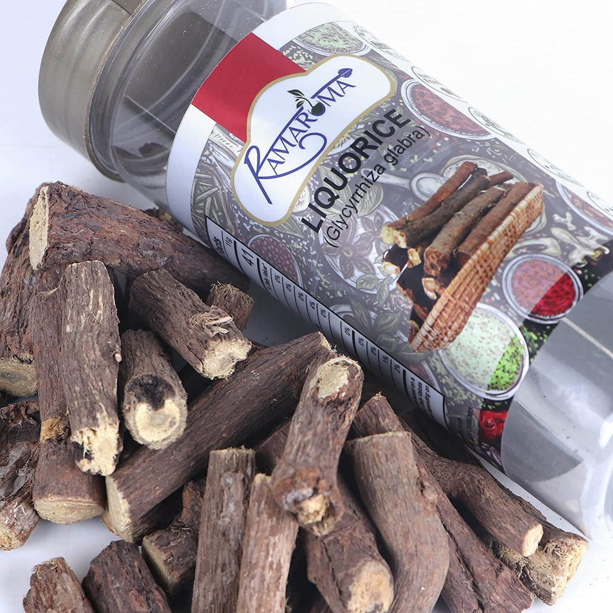 Raíz de Regaliz Orgánica | Mulethi | Natural, Vegano, 100g