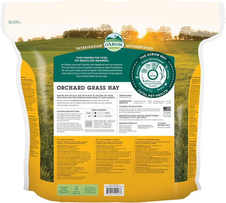 Heno de Hierba Orchard Oxbow - Rico en Fibra - 40 oz.