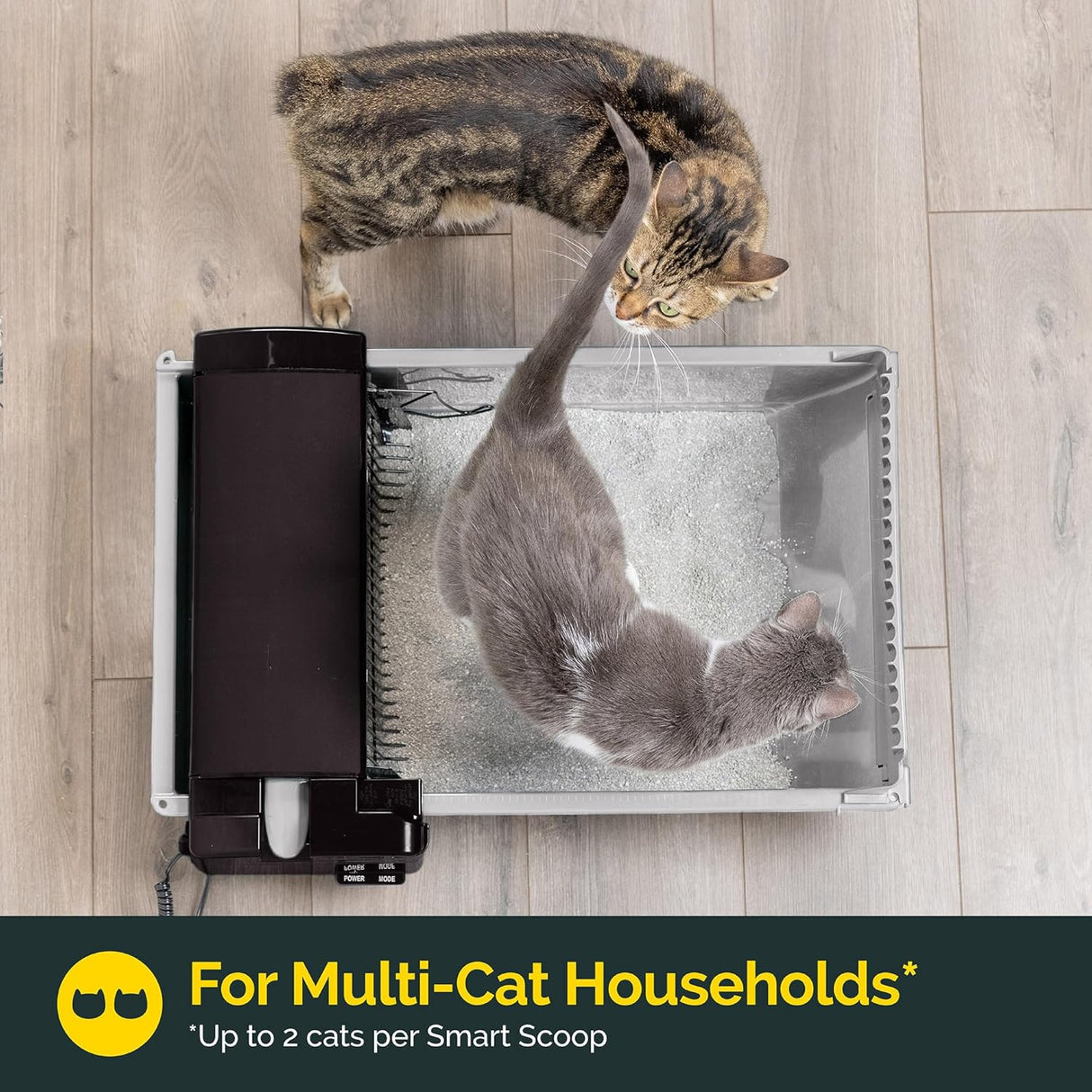 Caja de Arena Automática Pet Zone con Filtros y Bolsas, Modelo