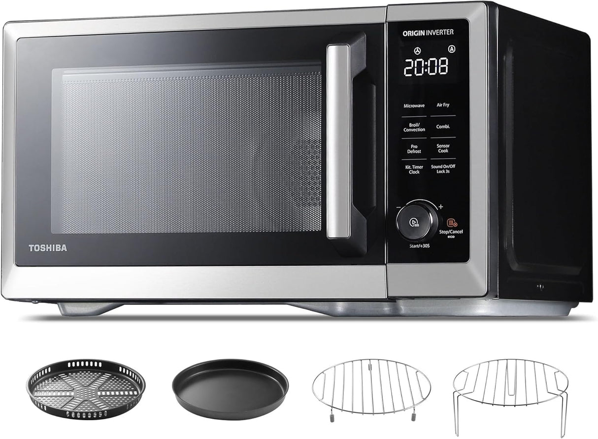 Horno Microondas TOSHIBA 1.0 cu.ft Inverter 1000W con Freír