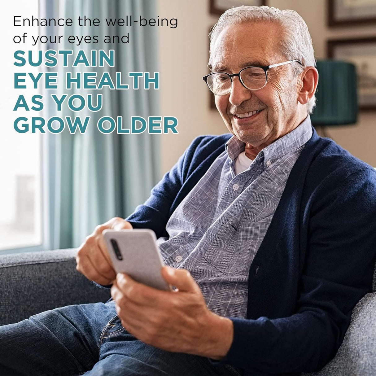 Suplemento Apoyo ocular vitamina ocular luteína con ginkgo