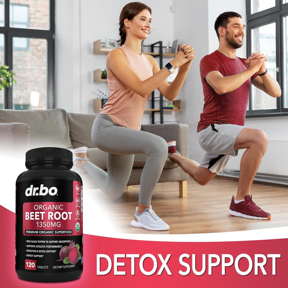 Pastillas de extracto de polvo de remolacha DR. BO