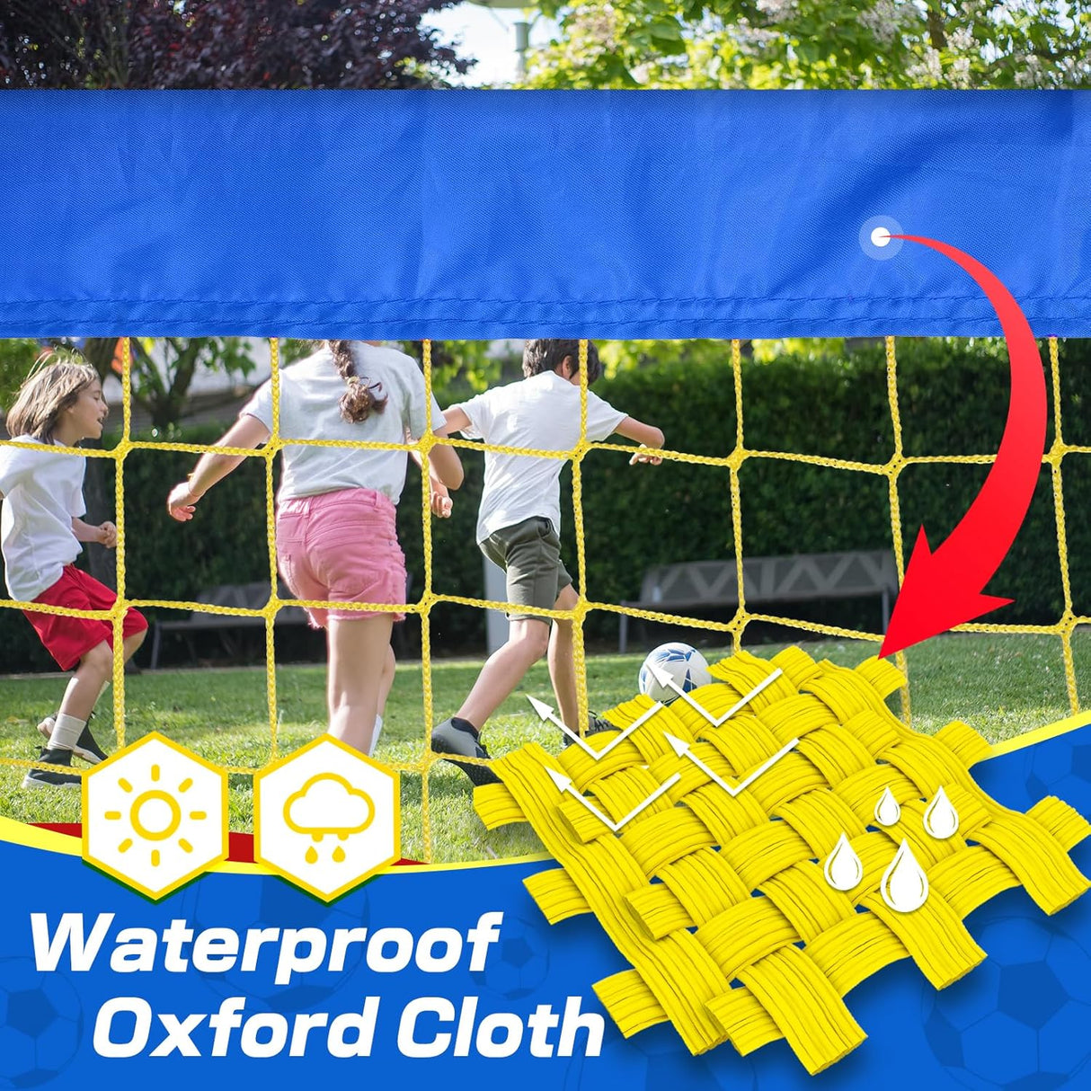 Porteria de futbol plegable para niños