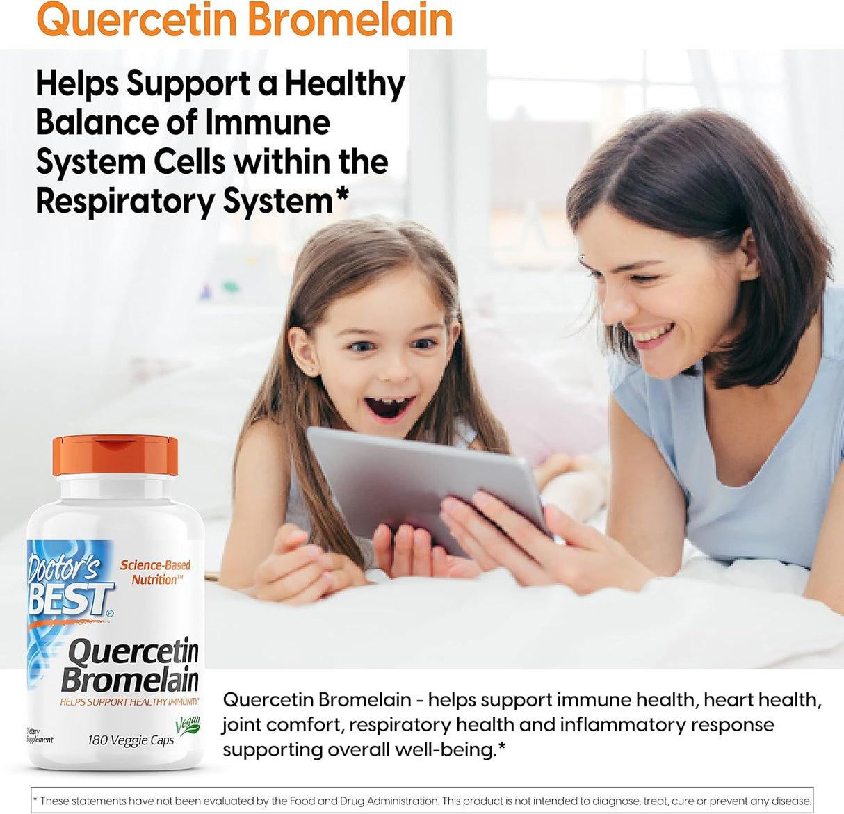 Suplementos Alimenticios Cápsulas de quercetina y bromelina