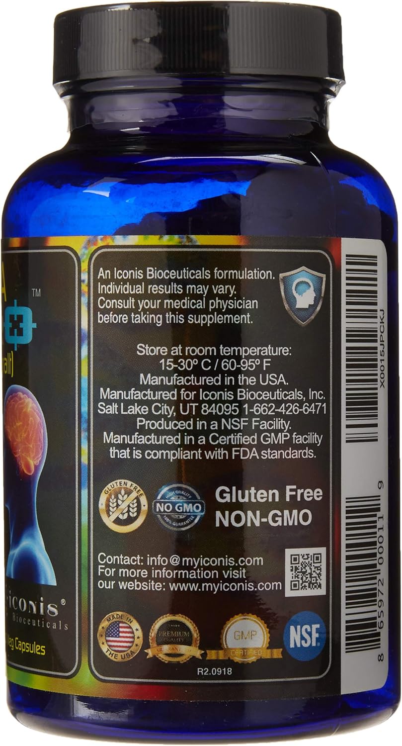 Migraine Relief, MigrA Zero, 4 Ingredientes, 120 Cápsulas