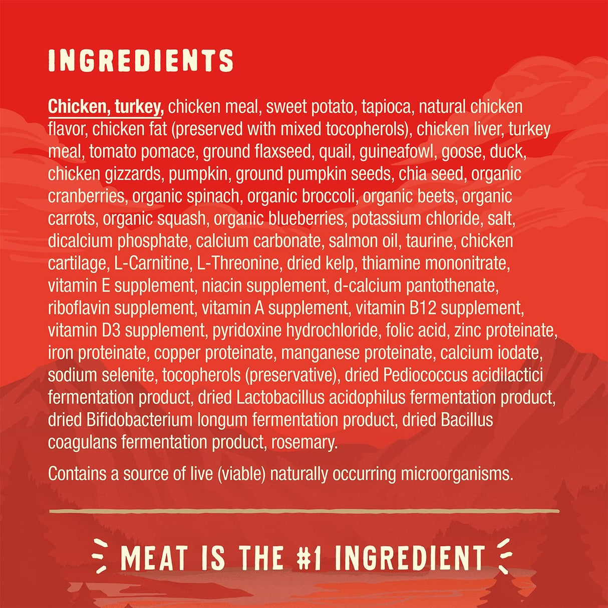 Alimento para perros Receta sin granos y sin legumbre