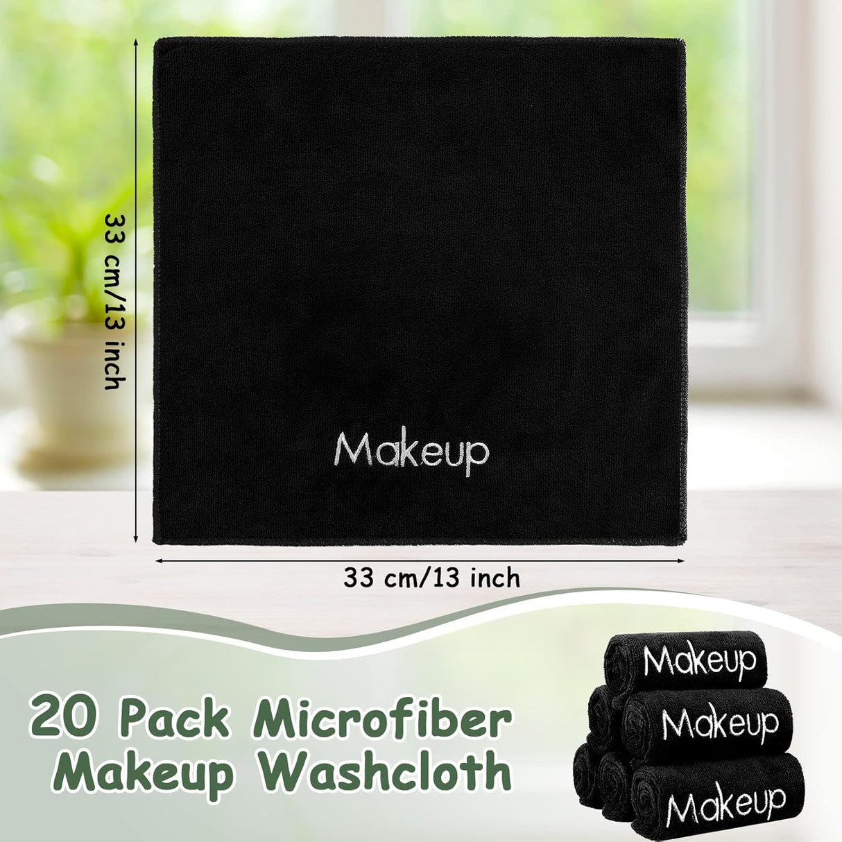 Pack de 20 paños para quitar el maquillaje Shimeyao