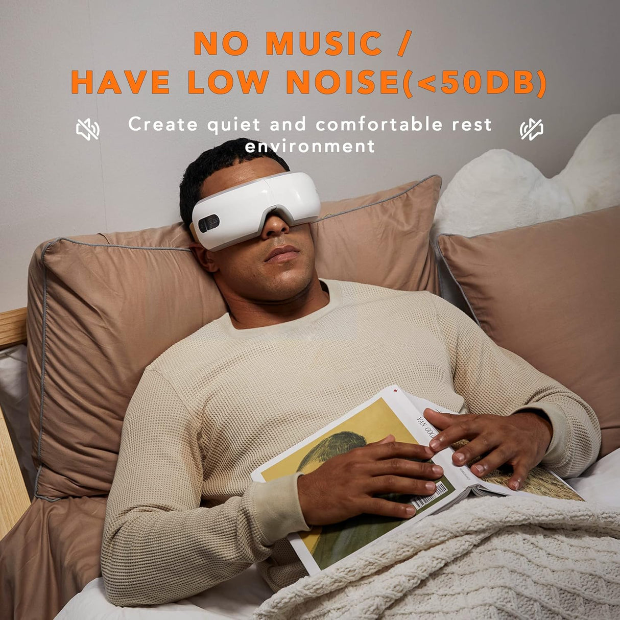 Masajeador de ojos Breo iSee4, eléctrico, con calor, relajación