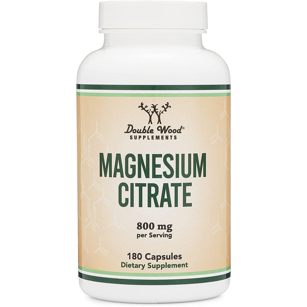 Suplementos Alimenticios de citrato de magnesio 180 cápsulas