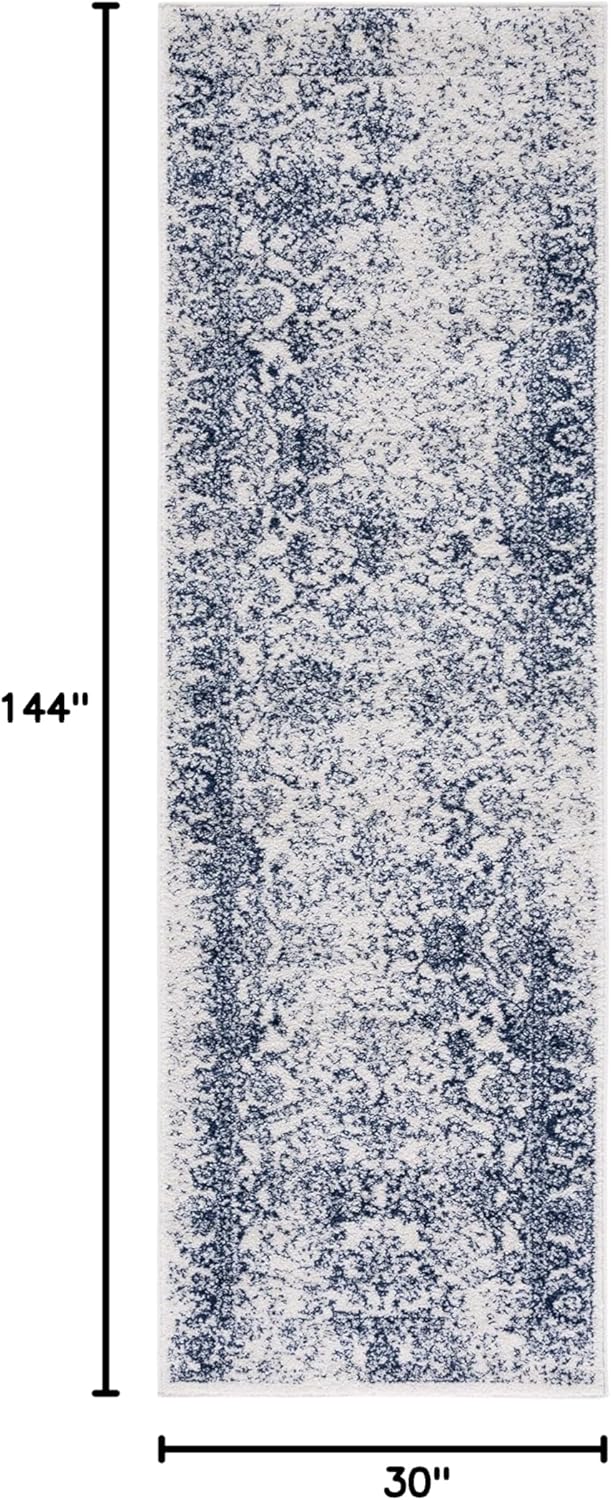 Alfombra Runner Oriental Distressed, No Desprendimiento, ADR109M-212